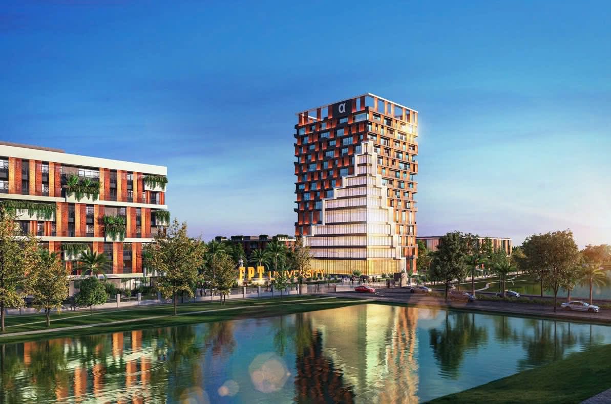 toa nha alpha fpt university hai phong kien truc giat cap